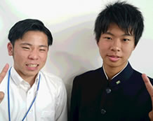 板倉 小太郎君と中山先生