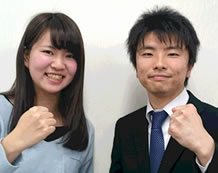 梅原 帆乃佳さんと杉山先生