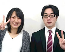 後藤 紗輝さんと川口先生