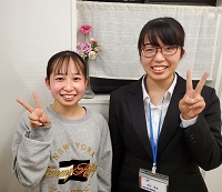 小野愛未さんと増田先生