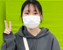 賀田野友衣菜さん(獣医学部合格)