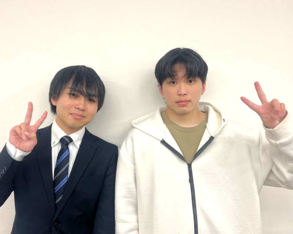 上野羽琉さんと小池先生