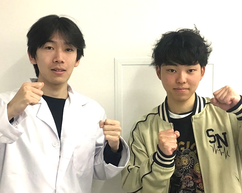 川合哲平くんと安井先生