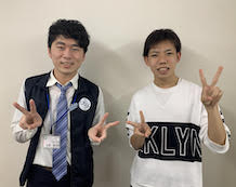 羽地 広輔くんと担当講師の古澤先生