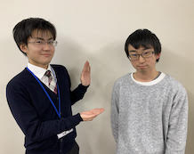 伊藤 歩希くんと担当講師の佐藤先生