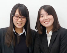 松阪校_徳力由菜さんと岩尾莉沙先生_日本赤十字豊田看護大学合格★