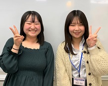 林 星菜さんと 龍田 美有先生