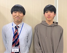 庄山輝くんと刀祢講師