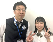 山菅莉菜さんと市川泰資先生