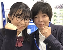 吉山さん(左)と釣先生(右)