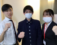後藤先生と太田君と久原先生
