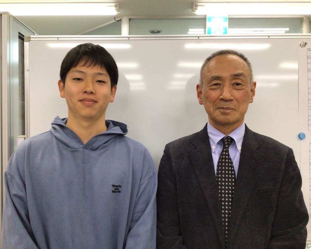 長友君と岡本先生