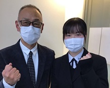岡本先生と松山さん