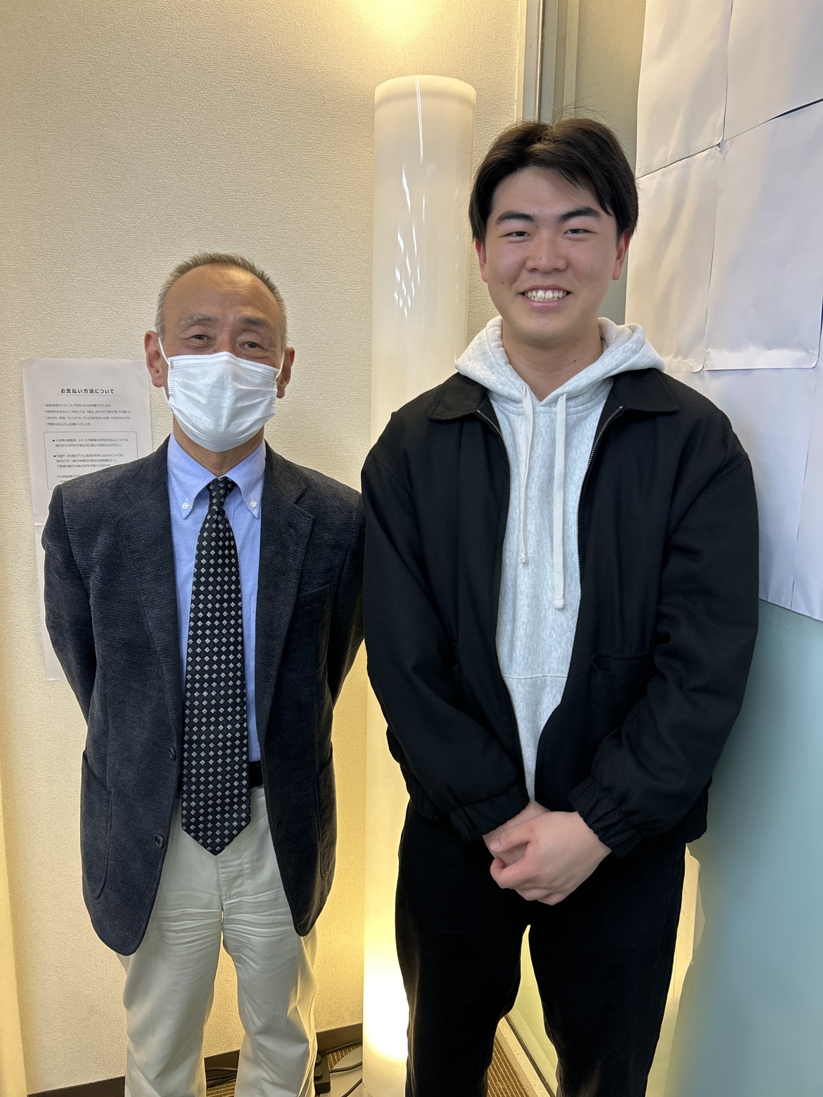 岡本先生とE君