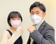 野村姫奈さんと森田教室長