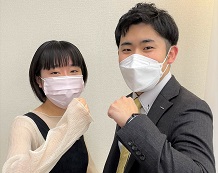 野村姫奈さんと森田教室長