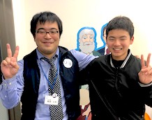 水谷悠斗くんと梶原先生