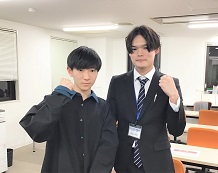 水野皓介君と加藤先生