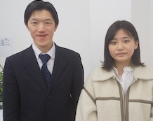 石田純菜さんと堀先生【大学受験対策プロコース】