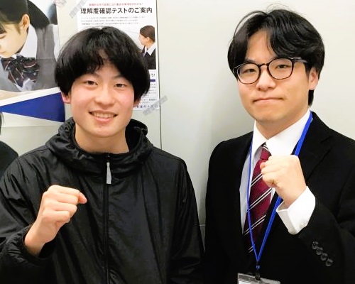 関 雄介君と岡野先生