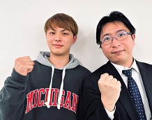 青山留尉さんと村松先生