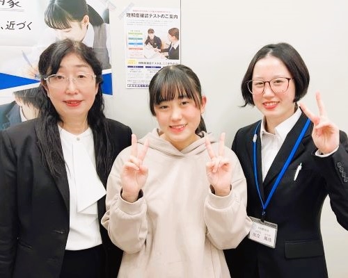 松原先生と真衣さん、出立先生