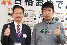水谷恭祐君と加藤教室長