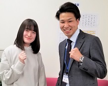 神谷真里奈さんと粕谷直人先生