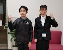 神谷駿友くんと岡田理子先生
