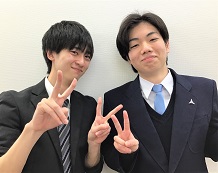 山口先生と小林くん