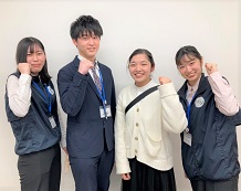 蒲池日向子さんと原田先生・井上先生・黒木先生