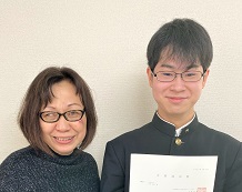 松倉崚聖くん(札幌啓成高出身)と飯塚先生