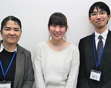 金島 舞佳さん・榎本 晴代先生・倉成 玄先生
