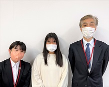 市川 ことみさん・舘野 俊彦先生・亀田 実来先生