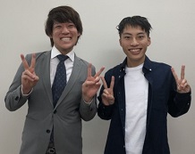 福田先生と越智君
