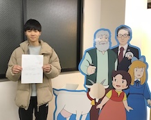 市立呉高校3年　平沢郁臣君