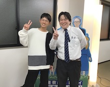 両城中学校3年　川平大地君