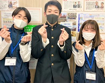 樽本くんと赤田先生・嶽村先生