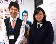 藤川さんと教室長