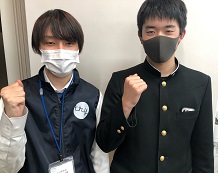 荻野寛哉くん、志望校合格おめでとう!