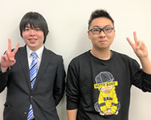 平井啓太君と川崎先生