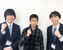 林克己くんと川﨑先生と尾﨑先生