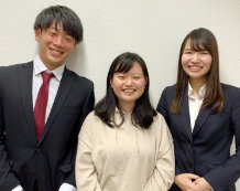 高山奈津実さん・林先生・吉田先生