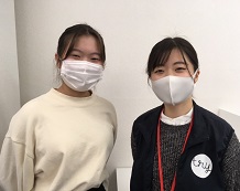 原 梨乃さん、西 穂乃夏先生