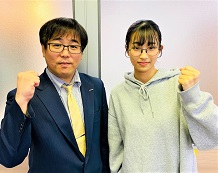 千葉教室長、岸楓珂さん