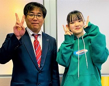 千葉教室長、戸田凛さん