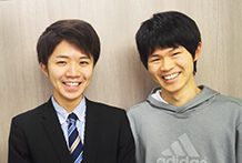 左:鈴木先生,右:高橋直人くん