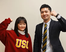 江橋さんと担当講師の関谷さん