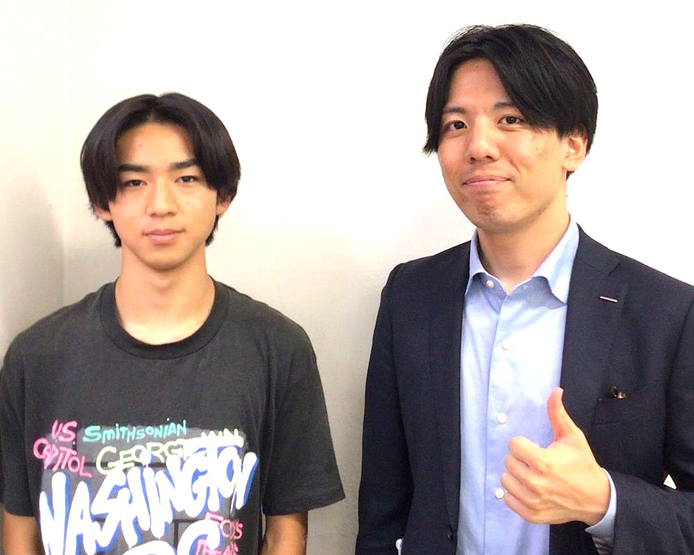 櫛田陽くんと鳥谷越教室長
