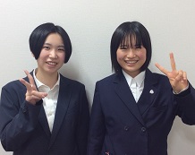 濵島先生と倉島瑚生さん